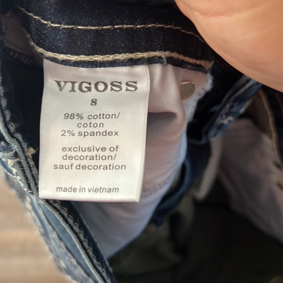 Vigoss slimbbot jeans size 8 - Picture 6 of 7